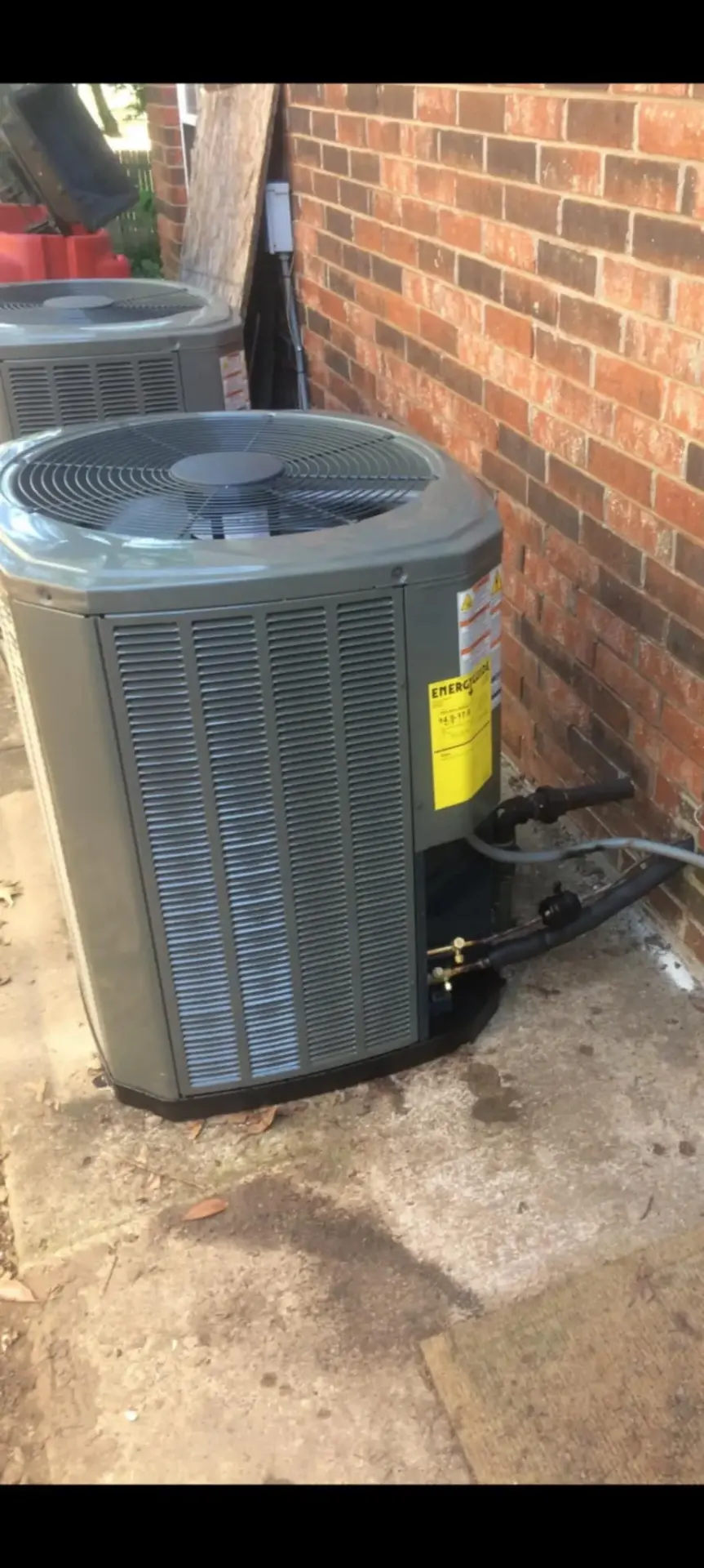 Exterior AC unit installation in Claremore, Oklahoma by certified technicians