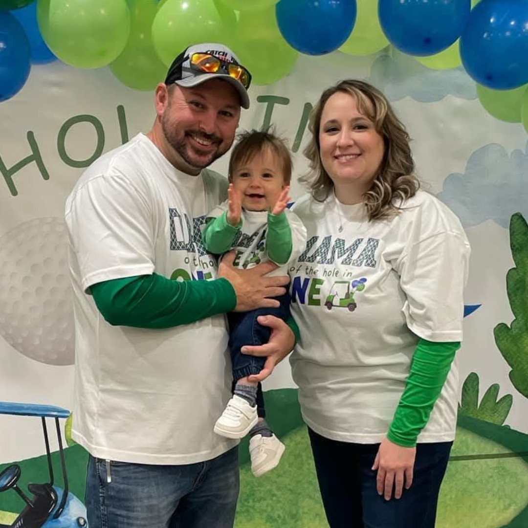 The Mann family - Christopher Mann with his family in Claremore, Oklahoma, representing Proactive Heating and Cooling's commitment to family values