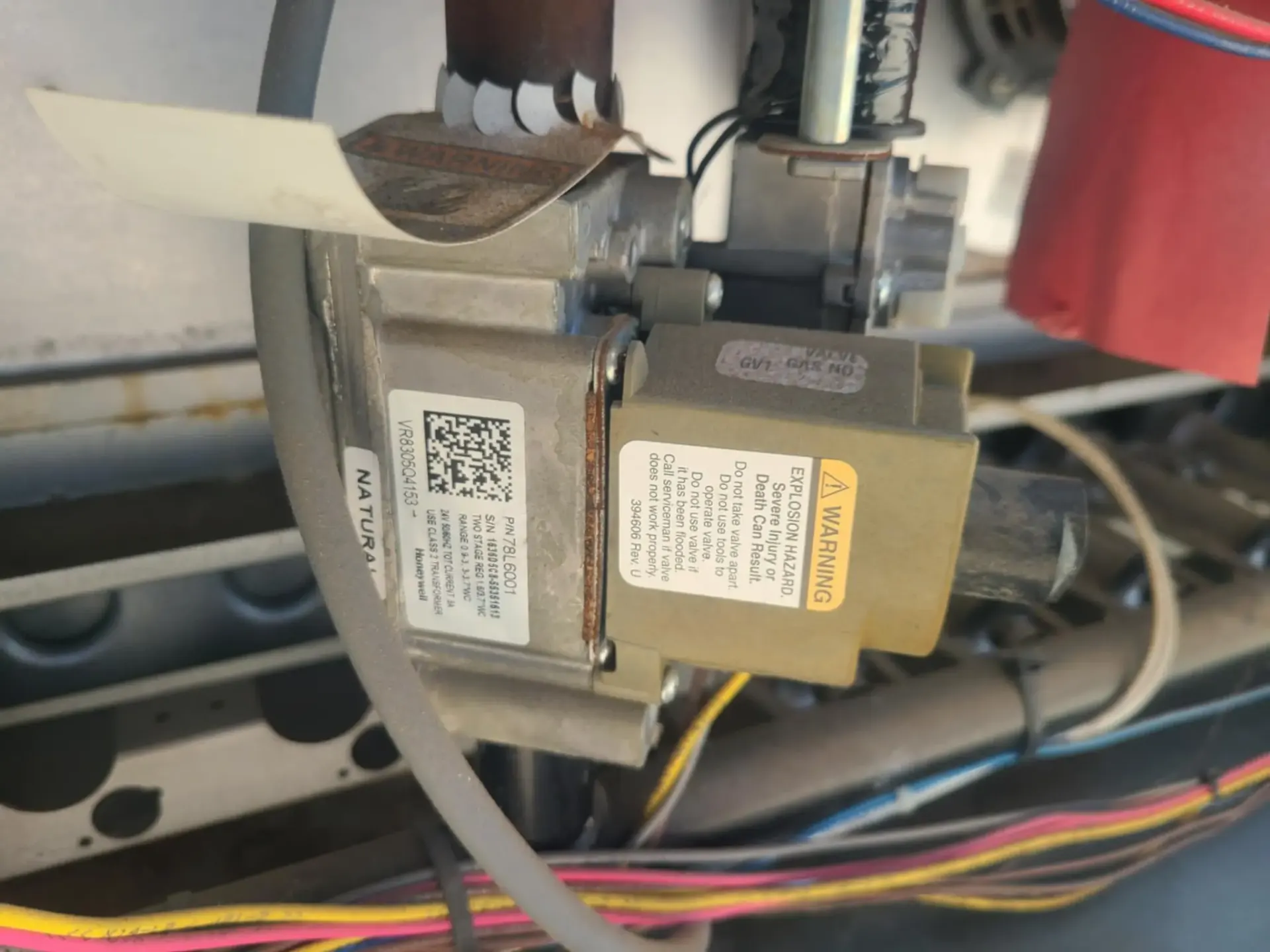 Gas valve furnace repair in Claremore Oklahoma by licensed HVAC technician