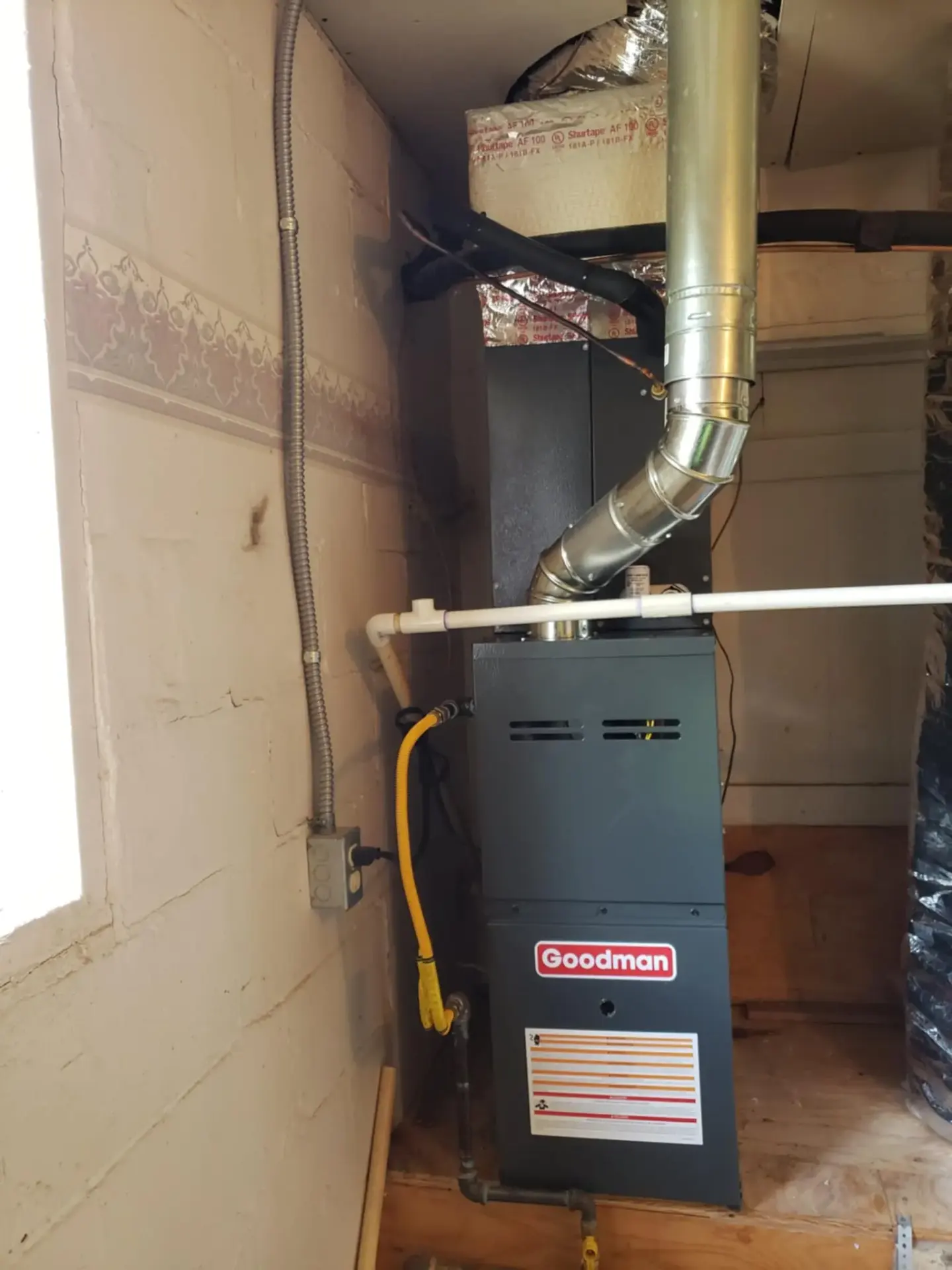 Goodman furnace system repair in Claremore Oklahoma by certified technicians